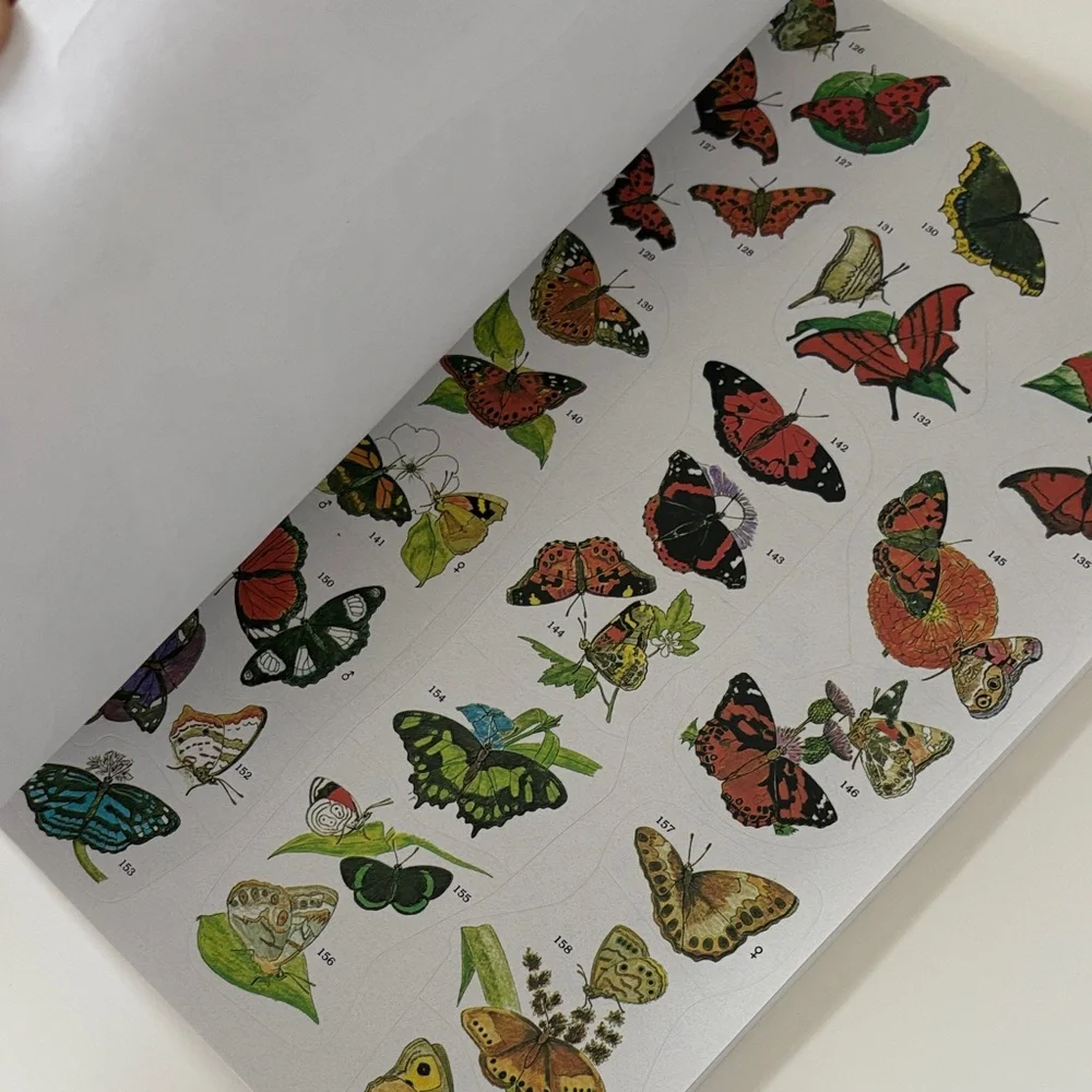 2 NEW Peterson Field Guide Coloring Books - Birds & Butterflies with stickers🦋